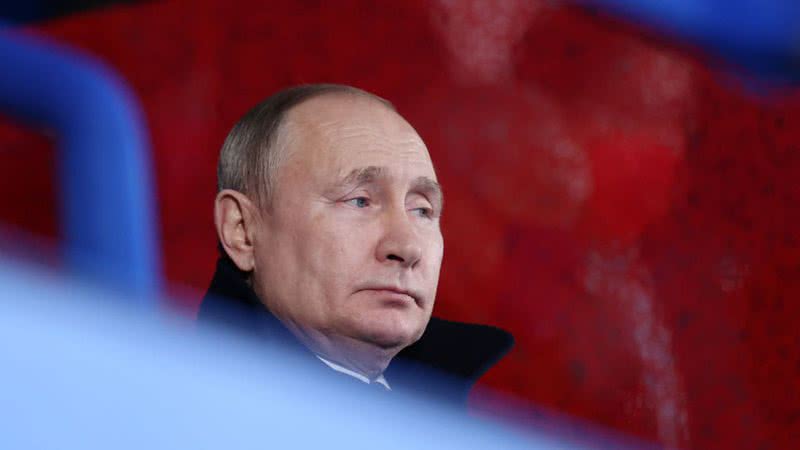 O presidente da Rússia, Vladimir Putin, na abertura das Olímpiadas de Inverno de 2022, em Pequim, na China - Matthew Stockman/Getty Images