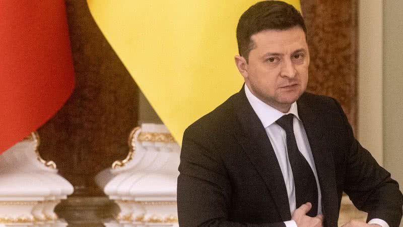 O presidente da Ucrânia, Volodymyr Zelensky - Getty Images