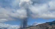 O vulcão em erupção - Divulgação/Vídeo