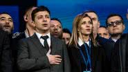 A primeira-dama da Ucrânia, Olena Zelenska e o presidente ucraniano Volodymyr Zelensky - Getty Images