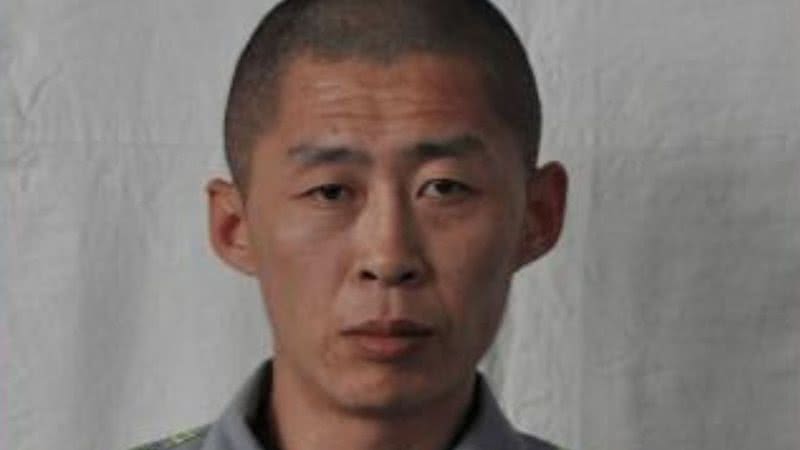 O fugitivo norte-coreano Zhu Xianjian - Divulgação/Jilian Prison