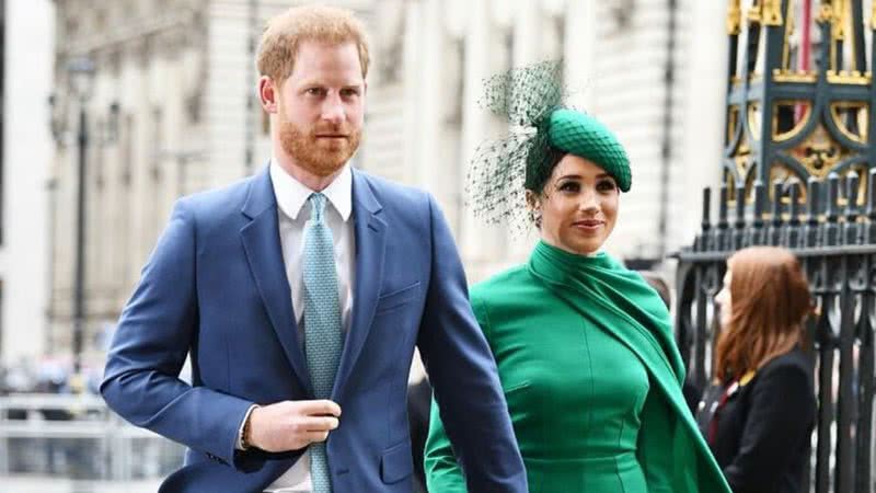 Príncipe Harry e sua esposa, Meghan Markle - Divulgação