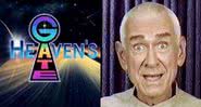 Logo do site e Marshall Applewhite, idealizador de Heaven's Gate - Creative Commons