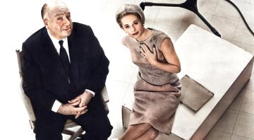 Alfred Hitchcock e Tippi Hedren - Wikimedia Commons