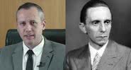 Roberto Alvim e Joseph Goebbels - Reprodução