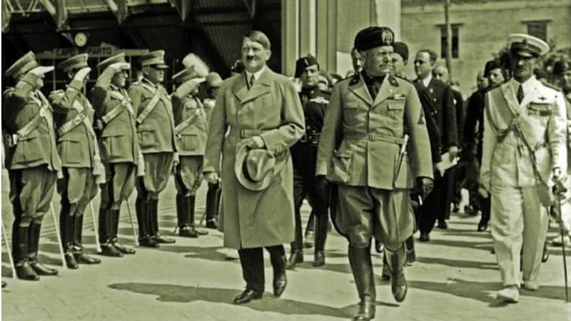 Hitler e Mussolini - Reprodução