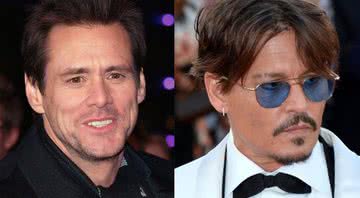 Respectivamente: Jim Carey a Johnny Depp - Creative Commons