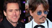 Respectivamente: Jim Carey a Johnny Depp - Creative Commons