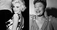 Marilyn Monroe (esq) e Ella Fitzgerald (dir) - Wikimedia Commons