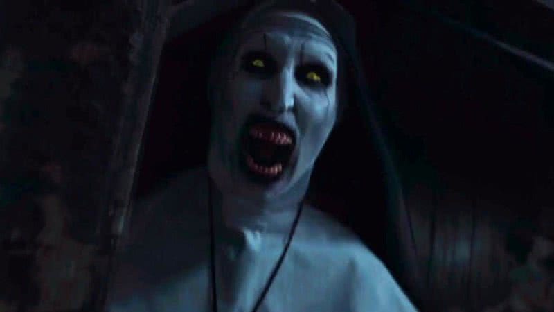 Valak em cena do filme Invocação do Mal 2 - Divulgação