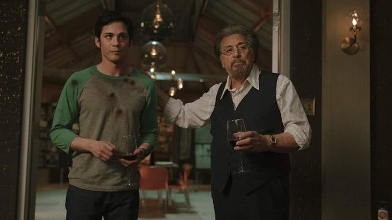 Logan Lerman e Al Pacino em Hunters - Divulgação