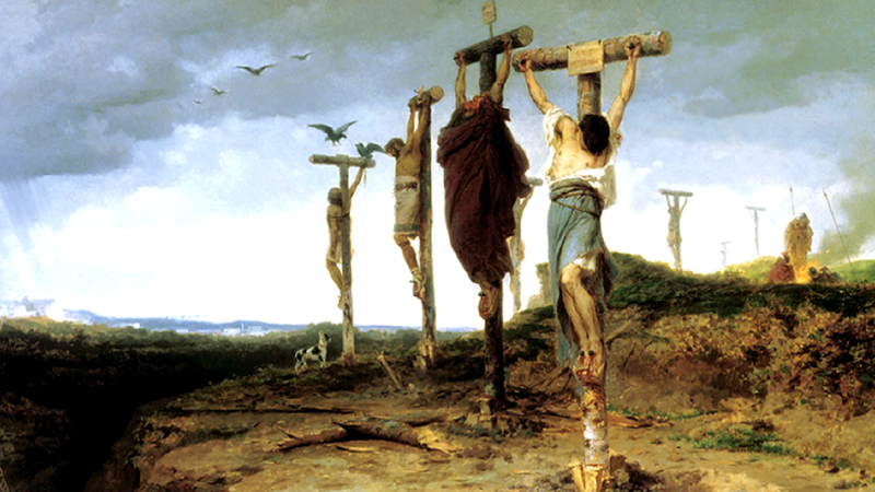 Imagem de uma crucificação - Wikimedia Commons