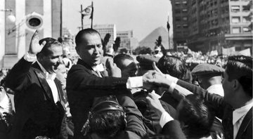 João Goulart e Juscelino Kubitschek no Rio de Janeiro, em 1965 - Getty Images