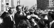 João Goulart e Juscelino Kubitschek no Rio de Janeiro, em 1965 - Getty Images