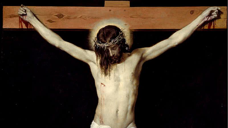 Representação feita por Diego Velazquez de Jesus Cristo sendo crucificado - Getty Images