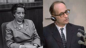 Hannah Arendt e Adolf Eichmann - Foto por Munich Stadtmuseum pelo Wikimedia Commons / Domínio Público via Wikimedia Commons