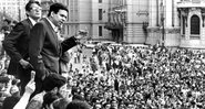 Vladimir Palmeira discursando em manifestação durante a ditadura militar brasileira - Wikimedia Commons