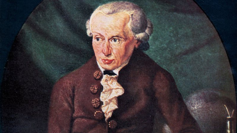 Immanuel Kant, em 1791 - Getty Images