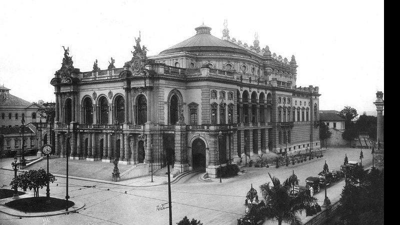 Teatro Municipal de São Paulo, inaugurado em 1911 - divulgação