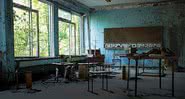 Sala de aula vazia em Chernobyl, o maior acidente nuclear da História - Shutterstock