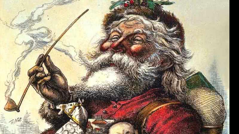 O Papai Noel moderno nasceu no século 19 - Thomas Nast