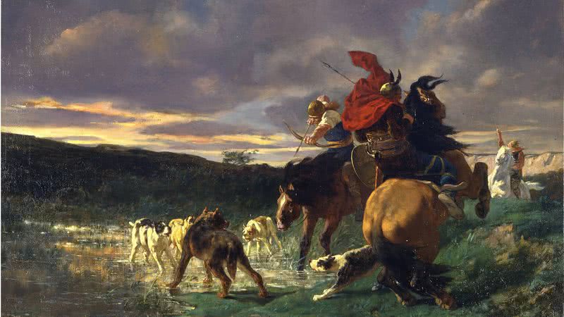 Os francos em ação - Évariste Vital Luminais, 1875