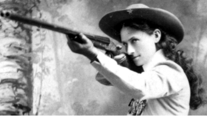 A legendária Annie Oakley - Wikimedia Commons