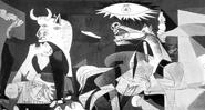 Detalhe do quadro Guernica, de Pablo Picasso - Wikimedia Commons