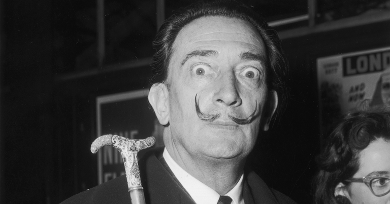 Salvador Dalí em Paris - Getty Images