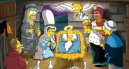 Cena do nascimento de Jesus interpretada pelos Simpsons - Divulgação/ Fox