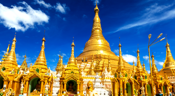 A torre budista Pagode Shwedagon - Shutterstock