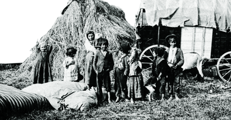 Ciganos na antiga Checoslováquia em 1890 - Scheufler Collection 