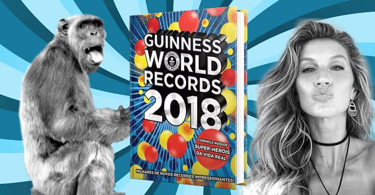 Livros dos recordes celebra 63 anos. Macaco Tião e Gisele Bündchen foram destaques ao longo dos últimos anos - Wikimedia Commons 