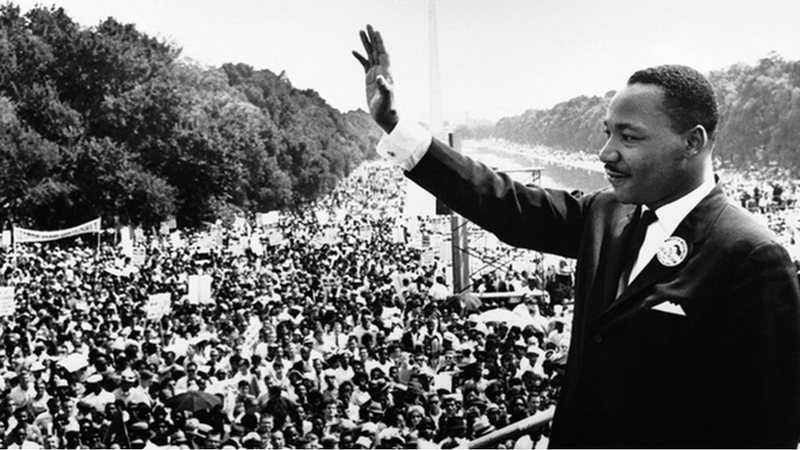 O proferidor da famosa frase "I have a dream" (Eu tenho um sonho) - Crédito: Reprodução