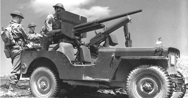 Jeep utilizado em 1942, durante a Segunda Guerra Mundial - Reprodução