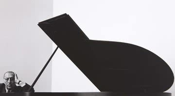 Igor Stravinsky e seu piano - Arnold Newman