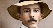 Retrato colorizado de Alberto Santos Dumont - Getty Images