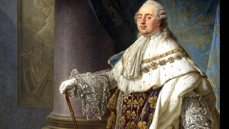 Luis XVI da França, pintado por Antoine Callet - Domínio Público