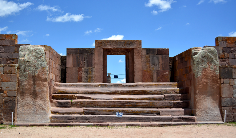 Sítio arqueológico de Tiwanaku - Reprodução