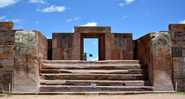 Sítio arqueológico de Tiwanaku - Reprodução