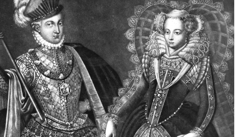 Mary Stuart e Lord Darnley, por Robert Dunkarton, 1816 - Getty Images