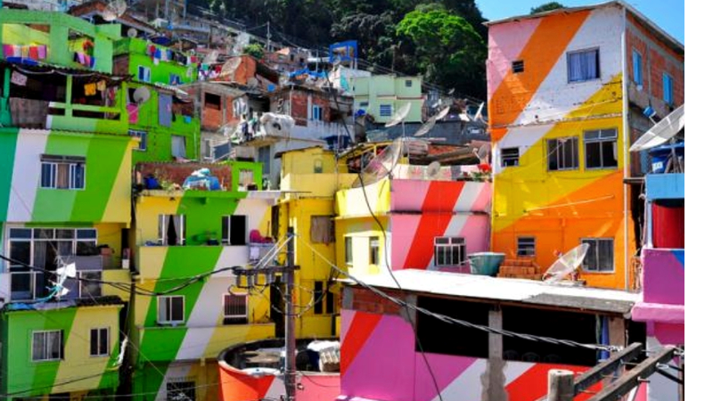 Favela na cidade do Rio de Janeiro - Reprodução