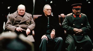 Churchill, Roosevelt e Stalin - Wikimedia Commons