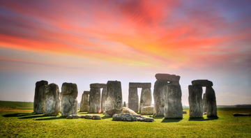 Monumento megalítico de Stonehenge, na Inglaterra - Getty Images