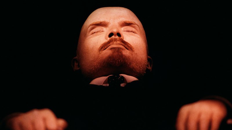 O corpo embalsamado de Lenin - Getty Images