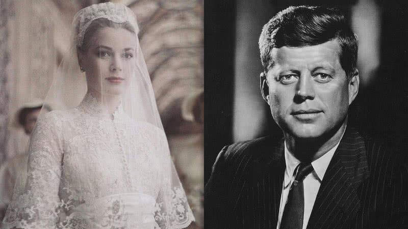 Grace Kelly e John Kennedy - Creative Commons