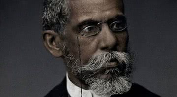 Retrato colorizado de Machado de Assis - Divulgação/Faculdade Zumbi dos Palmares