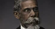 Retrato colorizado de Machado de Assis - Divulgação/Faculdade Zumbi dos Palmares