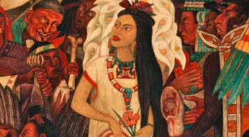 Obra representando Malinche - Wikimedia Commons