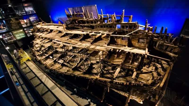 Restos do navio Mary Rose - Divulgação